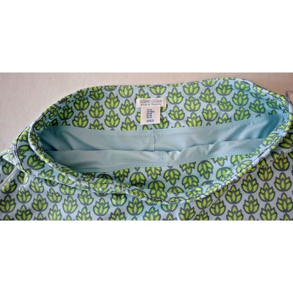 Sigrid Olsen Women's Sz Medium Blue/Green Golf & Tennis Skort w/Pockets - Picture 3 of 9